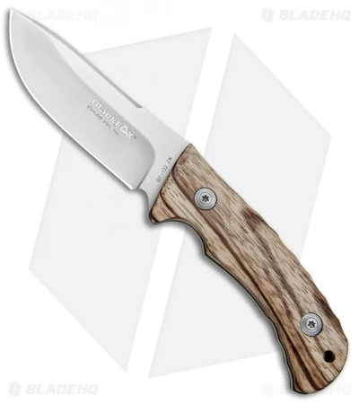BlackFox 132ZW Fixed Blade Knife Zebra Wood (3.75" Satin) 1 BlackFox 132ZW Fixed Blade Knife Zebra Wood (3.75" Satin)