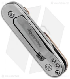 BlackFox Panchenko Bean Gen 2 Slip Joint Knife Zebrawood (2.1" Satin) BF-719 ZW -Fox Knives Shop BlackFox Bean Gen 2 SJ Zebrawood Satin 01FX483 BHQ 86109 jr side