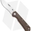 BlackFox Ciol Slip Joint Knife Brown Micarta (2.75" Stonewashed)