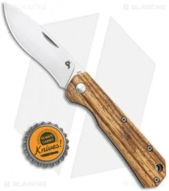 BlackFox Ciol Slip Joint Knife Zebrawood (2.75" Satin) 9 BlackFox Ciol Slip Joint Knife Zebrawood (2.75" Satin) -Fox Knives Shop BlackFox Ciol SJ Zebrawood Satin BHQ 121746 jr bottlecap