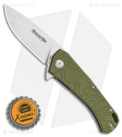 BlackFox Echo 1 Liner Lock Flipper Knife OD Green (3.25" Stonewash) 7 BlackFox Echo 1 Liner Lock Flipper Knife OD Green (3.25" Stonewash) -Fox Knives Shop BlackFox Echo 1 Folding Knife OD Green Stonewash BHQ 105773 LS Bottlecap