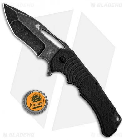 BlackFox Hugin Flipper Knife Black G-10 (4" Black Stonewash) BF-721 4 BlackFox Hugin Flipper Knife Black G-10 (4" Black Stonewash) BF-721 - Image 4