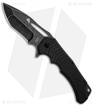 BlackFox Hugin Flipper Knife Black G-10 (4" Black Stonewash) BF-721 1 BlackFox Hugin Flipper Knife Black G-10 (4" Black Stonewash) BF-721