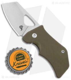 BlackFox Kit Frame Lock Knife Green G-10 (1.9" Stonewash) -Fox Knives Shop BlackFox Kit FL Green G 10 SW BHQ 121752 jr bottlecap