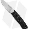 Black Fox Tarlo Fixed Blade Knife Black Paracord (3" Satin) 02FX093