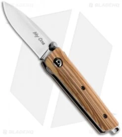 Fox Knives My One 279 Knife Olive Wood (2" Satin) FOX279OL