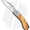 Fox Dream Catcher Liner Lock Knife Olive Wood (3.15" N690Co)