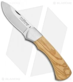 Fox Knives 524 Traditional Slip Joint Knife Olive Wood (3" Satin) FOX524