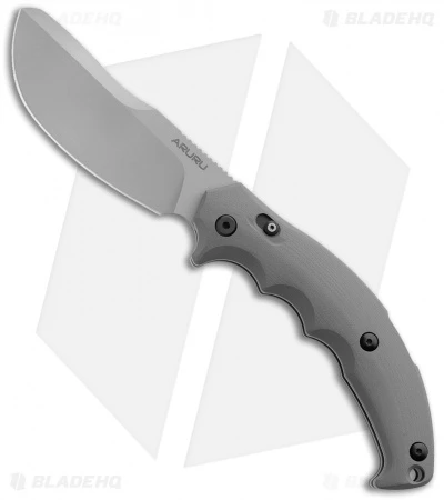 Fox Knives Aruru Folder Lockback Knife Gray G-10 (4.5" Bead Blast) 1 Fox Knives Aruru Folder Lockback Knife Gray G-10 (4.5" Bead Blast)