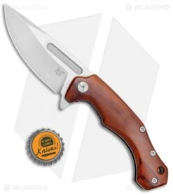 Fox Knives Desert Fox Liner Lock Knife Cocobolo (3.6" Satin) FX-520CB -Fox Knives Shop Fox Desert Fox Cocobolo 01FX112 BHQ 80847 jr bottlecap