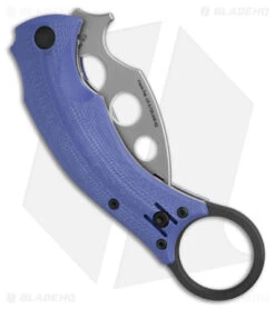 Fox Fx 591Tk Blackbird Trainer Knife G-0 Blue (2.5" Satin) 7 Fox Fx 591Tk Blackbird Trainer Knife G-0 Blue (2.5" Satin) -Fox Knives Shop Fox Fx 591Tk Blackbird Trainer Knife G10 Blue 2in Satin BHQ 118172 td side