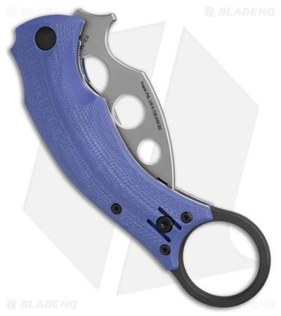 Fox Fx 591Tk Blackbird Trainer Knife G-0 Blue (2.5" Satin) 3 Fox Fx 591Tk Blackbird Trainer Knife G-0 Blue (2.5" Satin) - Image 3