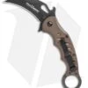 Fox Knives Karambit Folder Knife Brown Aluminum (3.2" Black)