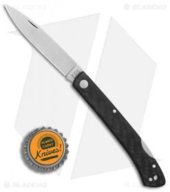 Fox Knives 01FX730 Lockback Knife Carbon Fiber (2.8" Satin) -Fox Knives Shop Fox Knives 01FX730 Carbon Fiber Satin BHQ 87345 er bottlecap