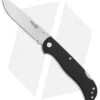 Fox Knives 500 Folder Lock Back Knife Black G-10 (3.125" Satin) 500 B