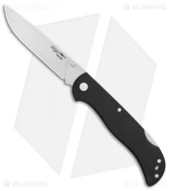 Fox Knives 500 Folder Lock Back Knife Black G-10 (3.125" Satin) 500 B