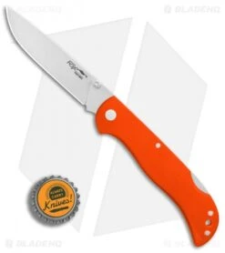 Fox Knives 500 Folder Lock Back Knife Orange G-10 (3.125" Satin) 500 O -Fox Knives Shop Fox Knives 500 Orange G10 Satin 500 O BHQ 87347 er bottlecap