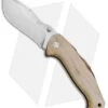 Fox Knives Anso Mojo Lockback Knife Olive Wood (3.5" Satin) FX-306 OL