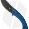 Fox Knives Anso Zero Exclusive Folding Knife Blue G-10 (3" Black N690)
