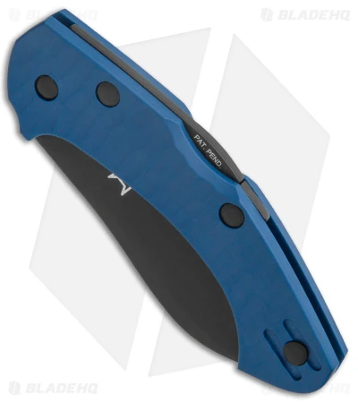 Fox Knives Anso Zero Exclusive Folding Knife Blue G-10 (3" Black N690) 2 Fox Knives Anso Zero Exclusive Folding Knife Blue G-10 (3" Black N690) - Image 2