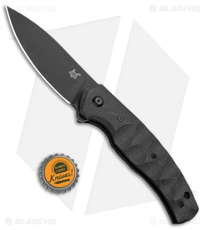 Fox Knives Anso Ziggy Liner Lock Knife Carbon Fiber (3.125" Black) 01FX837 4 Fox Knives Anso Ziggy Liner Lock Knife Carbon Fiber (3.125" Black) 01FX837 - Image 4