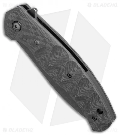 Fox Knives Anso Ziggy Liner Lock Knife Carbon Fiber (3.125" Black) 01FX837 2 Fox Knives Anso Ziggy Liner Lock Knife Carbon Fiber (3.125" Black) 01FX837 - Image 2