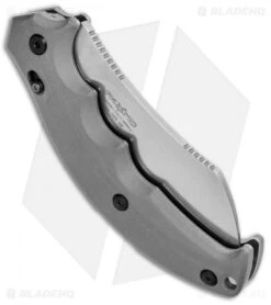 Fox Knives Anunnaki Folder Lockback Knife Gray G-10 (4.5" Black) FX-505GR -Fox Knives Shop Fox Knives Anunnaki Folder LB Black 01FX003 BHQ 108442 jr side