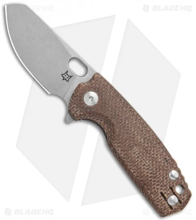 Fox Knives Baby Core Mini Liner Lock Knife Natural Micarta (2.4" Acid SW) 1 Fox Knives Baby Core Mini Liner Lock Knife Natural Micarta (2.4" Acid SW)