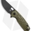 Fox Knives Baby Core Mini Liner Lock Knife OD Green FRN (2.35" Black SW)