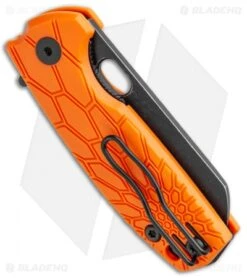Fox Knives Baby Core Mini Liner Lock Knife Orange FRN (2.35" Black SW) 6 Fox Knives Baby Core Mini Liner Lock Knife Orange FRN (2.35" Black SW) -Fox Knives Shop Fox Knives Baby Core Mini LL Orange FRN Black SW BHQ 108043 jr side
