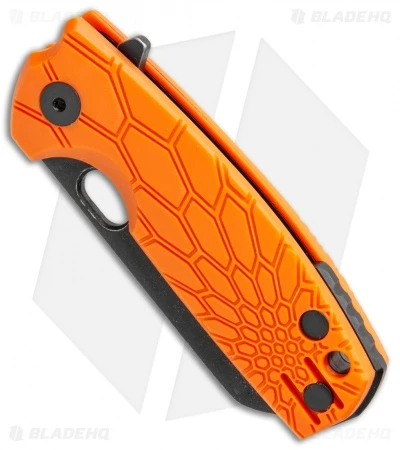 Fox Knives Baby Core Mini Liner Lock Knife Orange FRN (2.35" Black SW) 2 Fox Knives Baby Core Mini Liner Lock Knife Orange FRN (2.35" Black SW) - Image 2