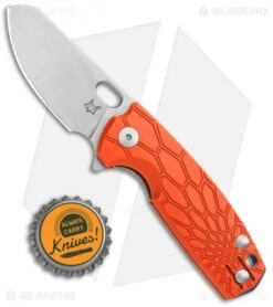 Fox Knives Baby Core Mini Liner Lock Knife Orange FRN (2.35" Stonewash) 7 Fox Knives Baby Core Mini Liner Lock Knife Orange FRN (2.35" Stonewash) -Fox Knives Shop Fox Knives Baby Core Mini LL Orange FRN SW BHQ 108036 jr bottlecap 1