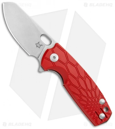 Fox Knives Baby Core Mini Liner Lock Knife Red FRN (2.35" Stonewash) 1 Fox Knives Baby Core Mini Liner Lock Knife Red FRN (2.35" Stonewash)