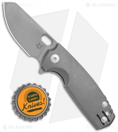 Fox Knives Baby Core Mini Liner Lock Knife Titanium (2.4" Acid SW) 4 Fox Knives Baby Core Mini Liner Lock Knife Titanium (2.4" Acid SW) - Image 4
