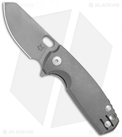 Fox Knives Baby Core Mini Liner Lock Knife Titanium (2.4" Acid SW) 1 Fox Knives Baby Core Mini Liner Lock Knife Titanium (2.4" Acid SW)