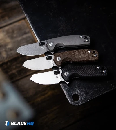 Fox Knives Baby Core Mini Liner Lock Knife Natural Micarta (2.4" Acid SW) 5 Fox Knives Baby Core Mini Liner Lock Knife Natural Micarta (2.4" Acid SW) - Image 5