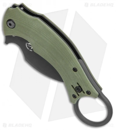 Fox Knives Bastinelli Black Bird Karambit Knife OD G-10 (2.5" Black) FX-591 OD 2 Fox Knives Bastinelli Black Bird Karambit Knife OD G-10 (2.5" Black) FX-591 OD - Image 2