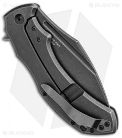 Fox Knives Bastinelli Shadow Frame Lock Flipper Knife (3.75" Black Stonewash) 6 Fox Knives Bastinelli Shadow Frame Lock Flipper Knife (3.75" Black Stonewash) -Fox Knives Shop Fox Knives Bastinelli Shadow FL Black SW FX 533TI BHQ 87339 jr side