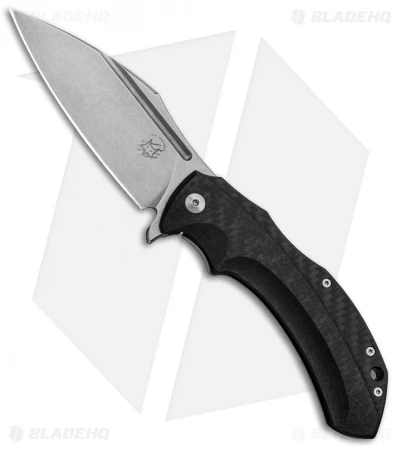 Fox Knives Bastinelli Shadow Frame Lock Flipper Knife (3.75" Stonewash) FX-533CF 1 Fox Knives Bastinelli Shadow Frame Lock Flipper Knife (3.75" Stonewash) FX-533CF
