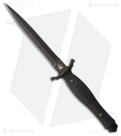 Fox Knives Bellum Daga Fixed Blade Knife Black G-10 (6.75 Black) 1 Fox Knives Bellum Daga Fixed Blade Knife Black G-10 (6.75 Black)