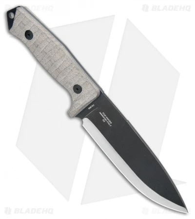 Fox Knives Bushman Fixed Blade Knife Micarta (6.25" Gray) 02FX730 2 Fox Knives Bushman Fixed Blade Knife Micarta (6.25" Gray) 02FX730 - Image 2