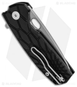 Fox Knives Vox Core Liner Lock Knife Black FRN (3.15" Stonewash) FX-604 -Fox Knives Shop Fox Knives Core Vox LL Black FRN Satin FX 604 BHQ 85181 jr side