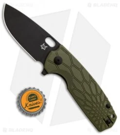 Fox Knives Vox Core Liner Lock Knife OD Green FRN (3.15" Black) FX-604 OD -Fox Knives Shop Fox Knives Core Vox LL OD Green FRN Black FX 604OD BHQ 85179 jr bottlecap 2