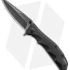 Fox Knives Mandatory Fun Frame Lock Knife Black G-10 (3.6" Black SW)