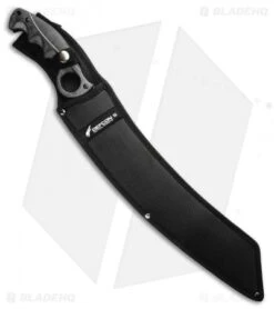 Fox Knives Defcon 5 Tango Machete Fixed Blade Knife (14" Black) D5-K013 -Fox Knives Shop Fox Knives Defcon 5 Tango Machete Fixed Blade Knife 14 Black D5 K013 BHQ 100762 LS Sheath