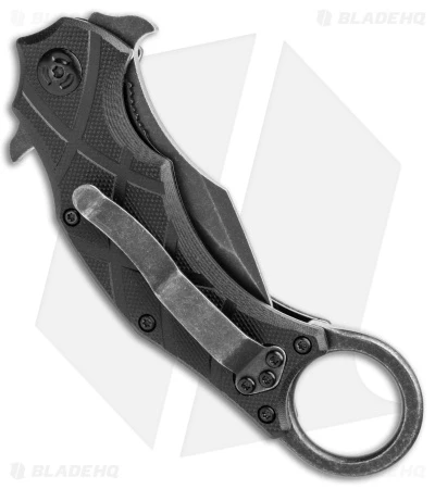 Fox Knives Defcon 5 Claw Tanto Liner Lock Knife Black G-10 (2.4" Black SW) 3 Fox Knives Defcon 5 Claw Tanto Liner Lock Knife Black G-10 (2.4" Black SW) - Image 3