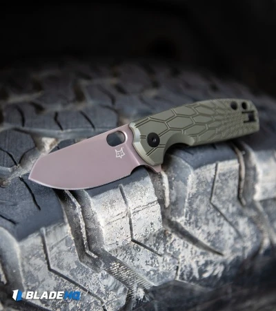 Fox Knives Desert Warrior Baby Core Mini Knife OD Green FRN (2.35" Copper) 5 Fox Knives Desert Warrior Baby Core Mini Knife OD Green FRN (2.35" Copper) - Image 5