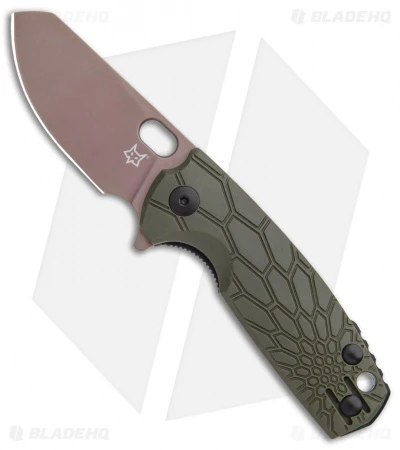 Fox Knives Desert Warrior Baby Core Mini Knife OD Green FRN (2.35" Copper) 1 Fox Knives Desert Warrior Baby Core Mini Knife OD Green FRN (2.35" Copper)