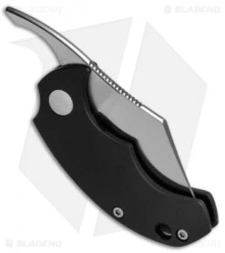 Fox Knives Dragotac "Piemontes" Slim Friction Folder Knife Black (1.6" Satin) 6 Fox Knives Dragotac "Piemontes" Slim Friction Folder Knife Black (1.6" Satin) -Fox Knives Shop Fox Knives Dragotac Piemontes Slim Black 01FX048 BHQ 52271 jr side