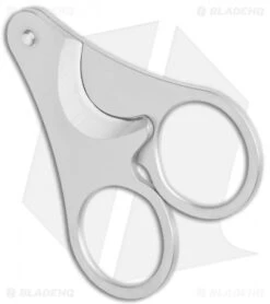 Fox Knives Due Cigni Cigar Cutter Stainless Steel (2.25" Bead Blast) 2C748 -Fox Knives Shop Fox Knives Due Cigni Cigar Cutter SS BB 2C748 BHQ 117120 jr side